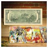 Autographed Iron Man Tony Stark $2 Bill Autographed Iron Man Tony Stark $2 Bill