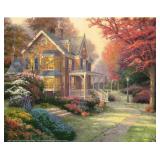 Victrorian Autumn Art Print By Thomas Kinkade Victrorian Autumn Art Print By Thomas Kinkade