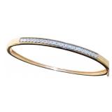 Elegant Natural Diamond Bangle Bracelet Elegant Natural Diamond Bangle Bracelet