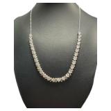 Stunning 1/2 ct 20' Diamond Evening Necklace Stunning 1/2 ct 20' Diamond Evening Necklace
