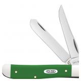 Case XX CA53391 Green Synthetic Mini Trapper Knife Case XX CA53391 Green Synthetic Mini Trapper Knife