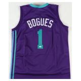 Autographed Muggsy Bogues Jersey Autographed Muggsy Bogues Jersey