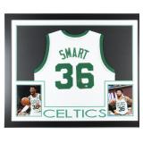 Autographed Marcus Smart Custom Framed Jersey Autographed Marcus Smart Custom Framed Jersey