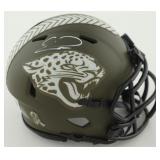 Autographed Calvin Ridley Jaguars Mini Helmet Autographed Calvin Ridley Jaguars Mini Helmet
