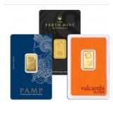 5 Gram: .999 Fine Gold Bar 5 Gram: .999 Fine Gold Bar