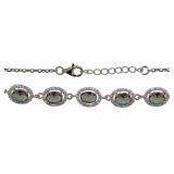 Oval 5.00 ct Color Change Pariaba Bracelet Oval 5.00 ct Color Change Pariaba Bracelet