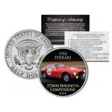 1953 Ferrari Berlinetta Competizione JFK Coin 1953 Ferrari Berlinetta Competizione JFK Coin