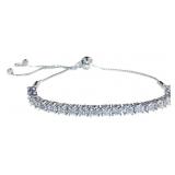 Round Brilliant 1.00 ct Diamond Bolo Bracelet Round Brilliant 1.00 ct Diamond Bolo Bracelet