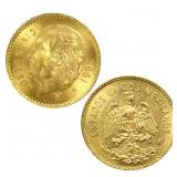 1917-1959 Mexico Gold 5 Peso Coin 1917-1959 Mexico Gold 5 Peso Coin