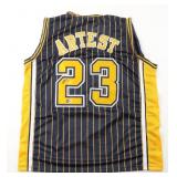 Autographed Ron 'Metta Sandiford' Artest Jersey Autographed Ron 'Metta Sandiford' Artest Jersey