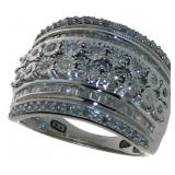 Quality 1.00 ct Round & Baguette Diamond Ring Quality 1.00 ct Round & Baguette Diamond Ring