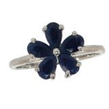 Natural 1.54 ct Sapphire Dinner Ring Natural 1.54 ct Sapphire Dinner Ring
