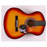 Autographed The Weeknd Acoustic Guitar Autographed The Weeknd Acoustic Guitar