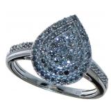 Pear Cut 1/2 ct Diamond Designer Ring Pear Cut 1/2 ct Diamond Designer Ring