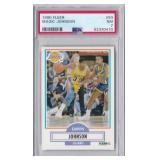 1990 Fleer #93 Earvin Magic Johnson Card 1990 Fleer #93 Earvin Magic Johnson Card