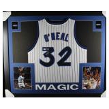 Autographed Shaqille O'Neal Custom Framed Jersey Autographed Shaqille O'Neal Custom Framed Jersey