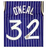 Autographed Magic Shaquille O'Neal Blue Jersey Autographed Magic Shaquille O'Neal Blue Jersey