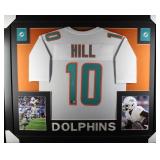 Autographed Tyreek Hill Custom Framed Jersey Autographed Tyreek Hill Custom Framed Jersey