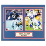 Autographed Lawrence L.T. Taylor Custom Photo Autographed Lawrence L.T. Taylor Custom Photo