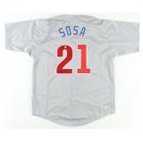 Autographed Sammy Sosa Jersey Autographed Sammy Sosa Jersey