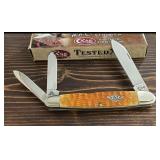 Case XX 6391 Prism Orange Cigar Whittler Knife Case XX 6391 Prism Orange Cigar Whittler Knife