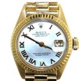 18kt Gold Rolex Lady Datejust President 18kt Gold Rolex Lady Datejust President