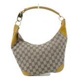 Gucci GG Monogram Canvas Handbag Gucci GG Monogram Canvas Handbag