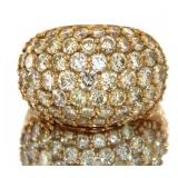 18kt Gold 5.54 ct Brilliant Diamond Ring 18kt Gold 5.54 ct Brilliant Diamond Ring