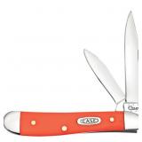 Case XX CA80504 Orange Synthetic Peanut Knife Case XX CA80504 Orange Synthetic Peanut Knife