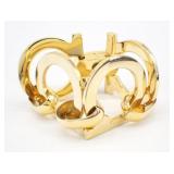 Ferragamo XX-Large Gold Fashion Bracelet Ferragamo XX-Large Gold Fashion Bracelet