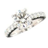 14k Gold 3.15 ct Round Brilliant Lab Diamond Ring 14k Gold 3.15 ct Round Brilliant Lab Diamond Ring