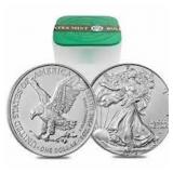 2023-24 US Mint American Eagle Silver Dollar Roll 2023-24 US Mint American Eagle Silver Dollar Roll