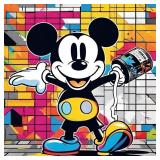 Steamboat Willie Burst Hand Signed by Charis Steamboat Willie Burst Hand Signed by Charis