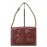 Louis Vuitton Purple/Brown Vernis Handbag