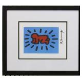 RADIANT BABY PRINT PLATE SIGN BY KEITH HARING