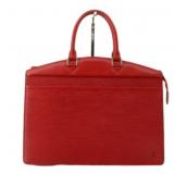 Louis Vuitton Red Epi Castilian Handbag