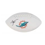 Autographed Tyreek Hill Logo Football