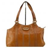 Gucci GG Brown Leather Handbag