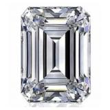 Emerald Cut 4.61 Carat VS1 Lab Diamond