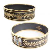 Hermes Emaille GM Bangle Bracelet