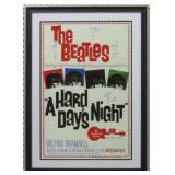 BEATLES HARD DAYS NIGHT POSTER