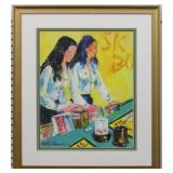 GIRLS OF CAESAR GICLEE BY LEROY NEIMAN
