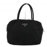 Prada Black Nylon Handbag