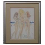 LES TROIS GICLEE BY SALVADOR DALI