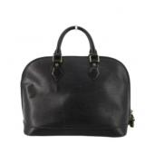 Louis Vuitton Black Epi Alma Handbag