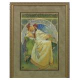 PRINCESS HYACINTH GICLEE BY ALPHONSE MUCHA