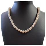 24' White Freshwater Cultured Pearl Necklace