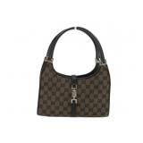 GUCCI GG Jackie Canvas Hand Bag GUCCI GG Jackie Canvas Hand Bag