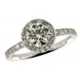 14k Gold 1.40 ct Round Brilliant Diamond Ring 14k Gold 1.40 ct Round Brilliant Diamond Ring