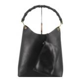 Gucci Black Bamboo Handle Leather Handbag Gucci Black Bamboo Handle Leather Handbag